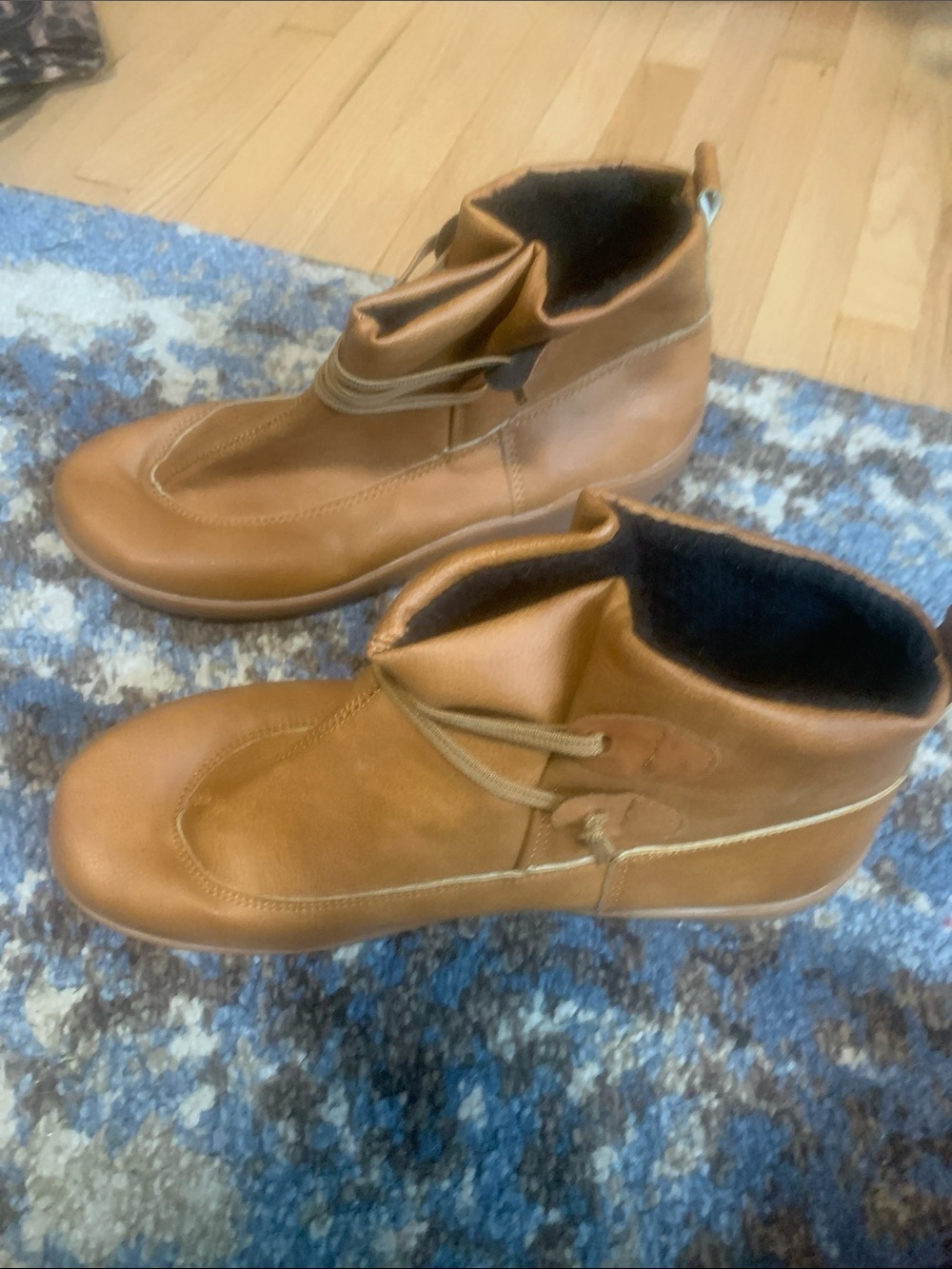 Women’s Casual Brown Leather Ankle Boots